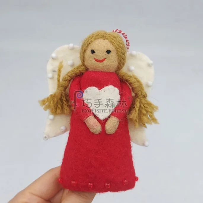 Clean and Eco-Friendly Wool Felt Pendant Animal Doll Keychain Lanyard Plush Bag Hanging Doll Clean Eco-Friendly Plush Toys