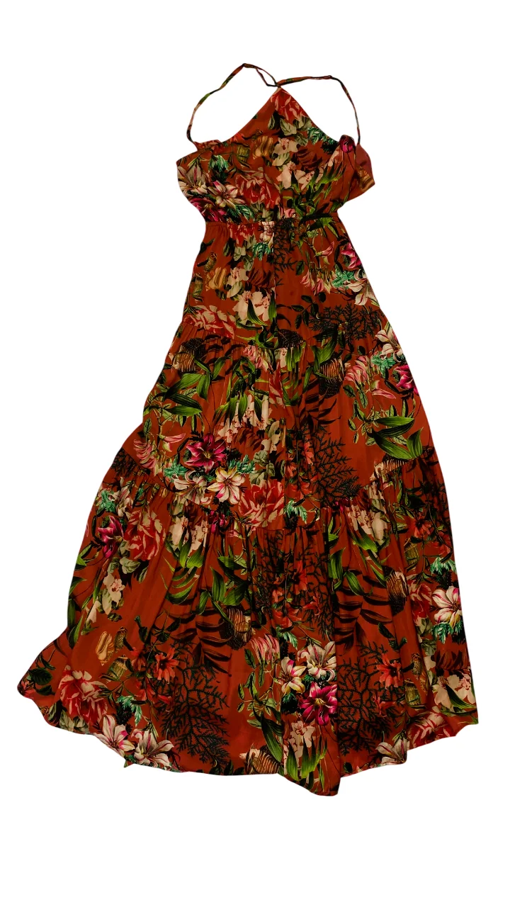 Подержанные длинные шелковистые Поли платья модного размера AU Mix