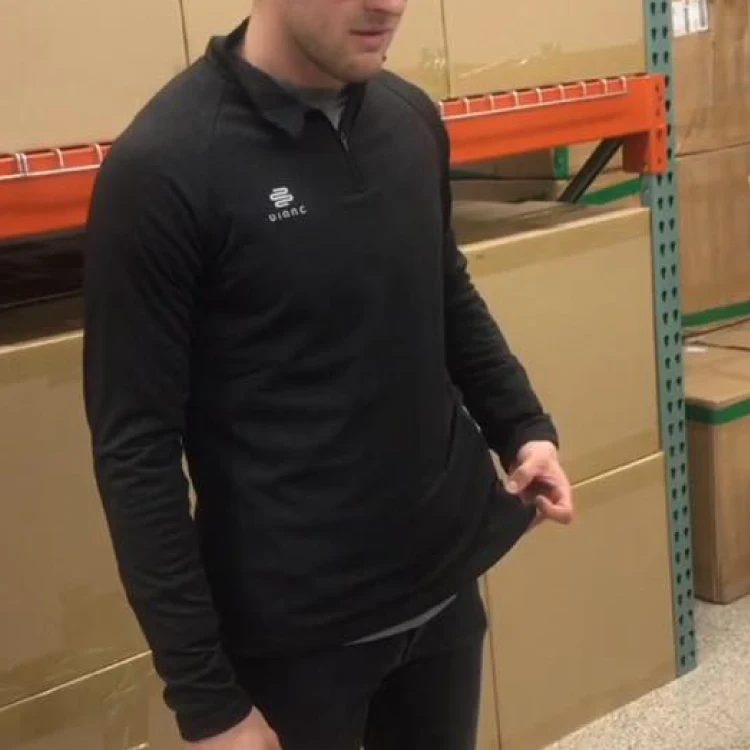 5V Unisex Warmest Long Sleeve Heated Shirt Powered By Power Bank