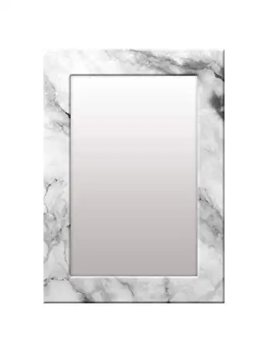 Home Decor Polished Marble Mirror Frame in Custom Sizes, Beautiful Marble Mirror Frame, Onyx Marble Mirror Frame