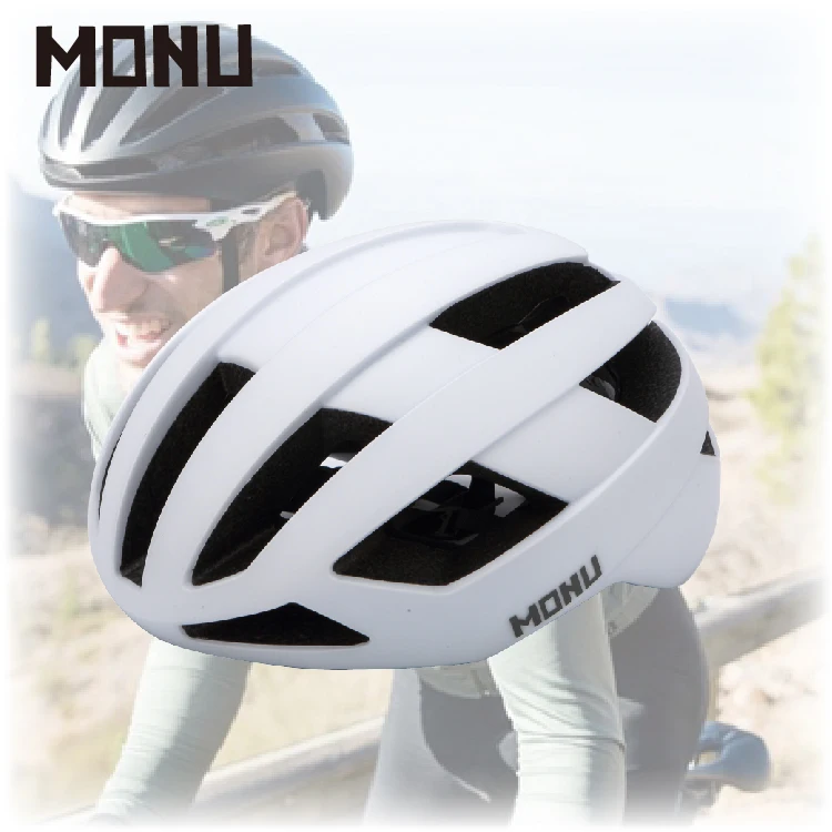 MONU Outdoor Sports Helmet With Density EPS Liner Cycling Bike Bicycle Helmet