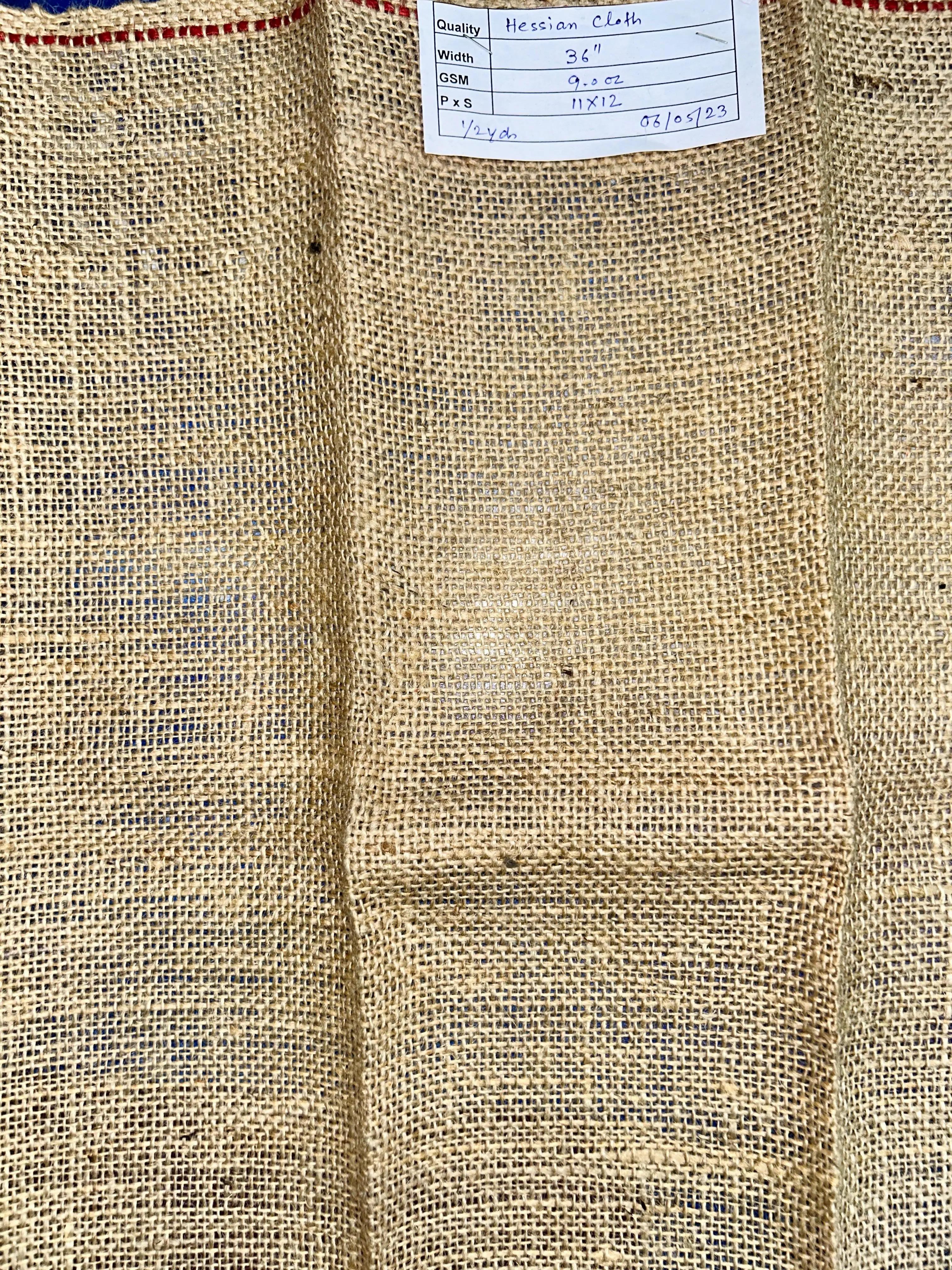 Miraal 9.5 oz Eco-Friendly Jute Hessian Burlap Fabric 100% Biodegradable Woven Knitted Material Bags Covers Other Uses Kolkata