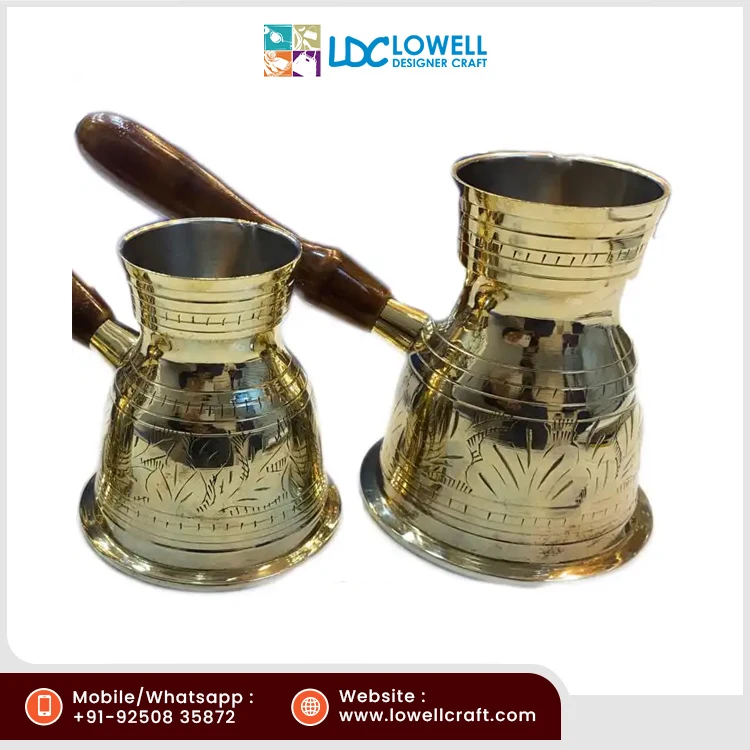 Latest Arrival Turkish Coffee Tea Kettle Metal Making Brass Pot From Wholesale Manufacturer