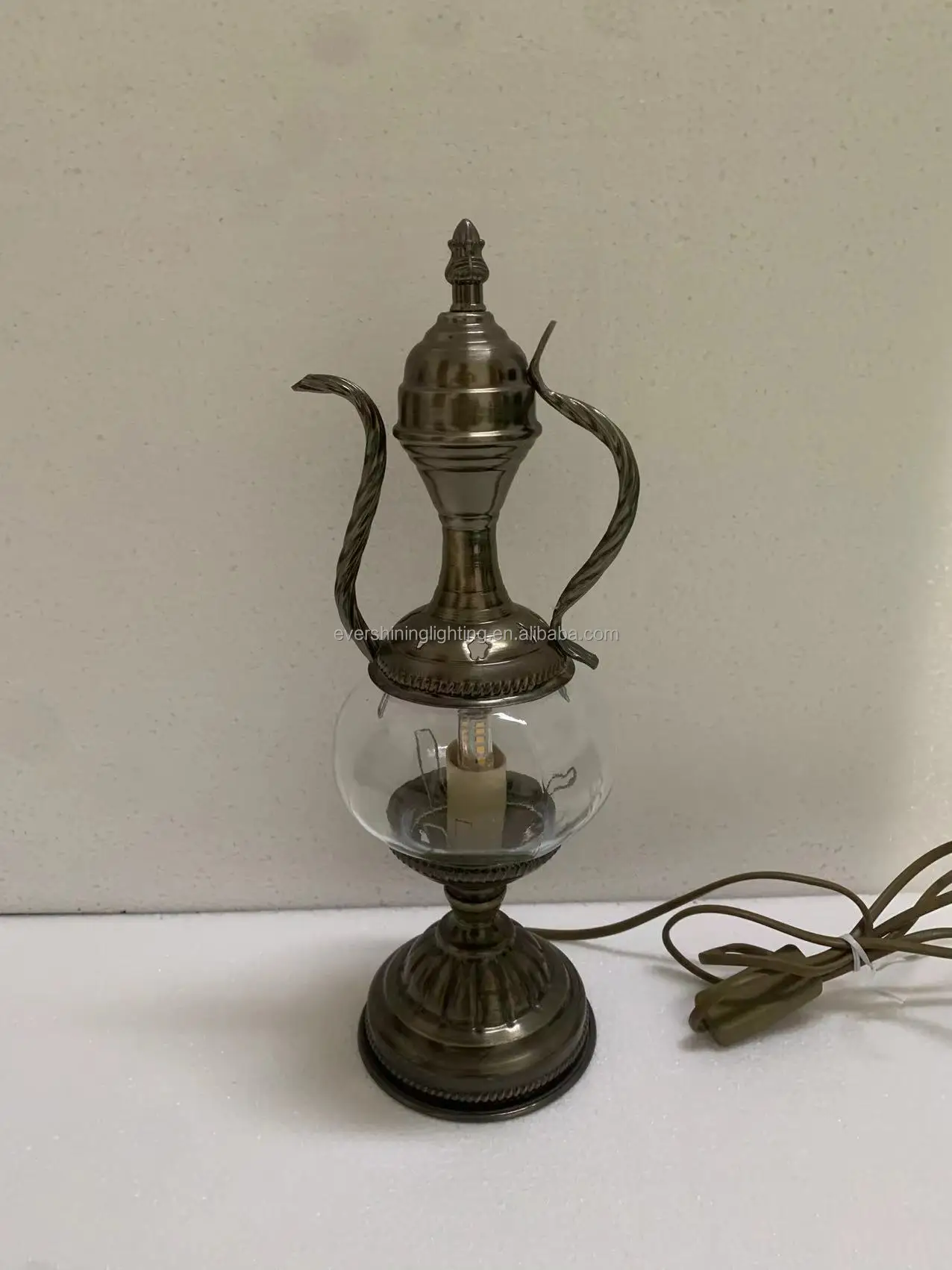 DIY desk lamp plain embryo Turkish Mosaic Glass Style Romantic table night  lamp