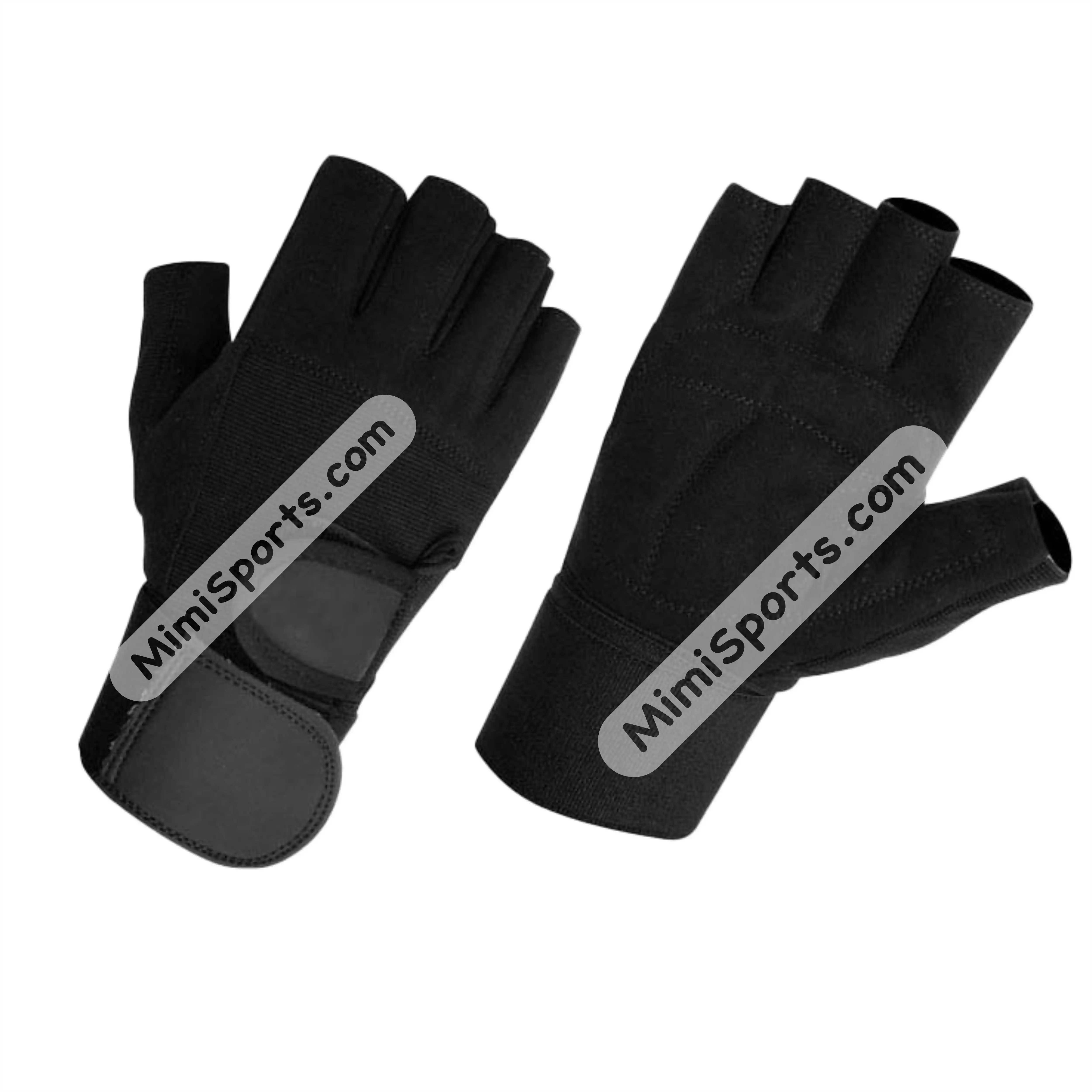 Trending Wholesale Weightlifting Workout Gloves With Wrist Support Custom Fitness Weight Leather Gloves from Pakistan Orange