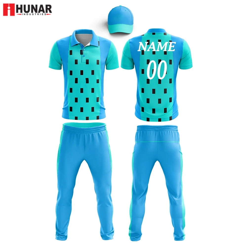 2022 высокое качество индивидуальная печать логотипа лучший дизайн спортивная одежда легкая форма для крикета распродажа
