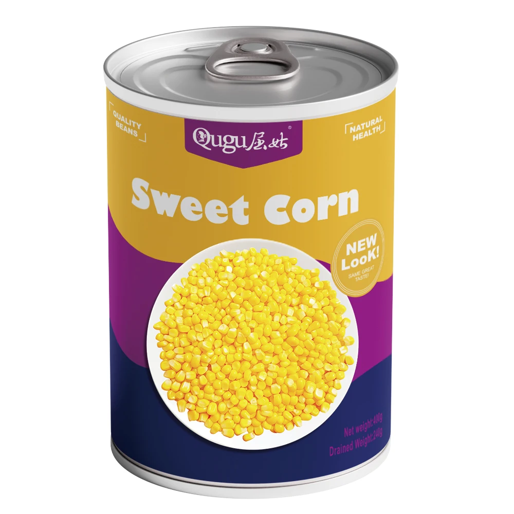 High Quality Natural Canned Corn Food Vegetables Yellow Sweet Corn Canned
