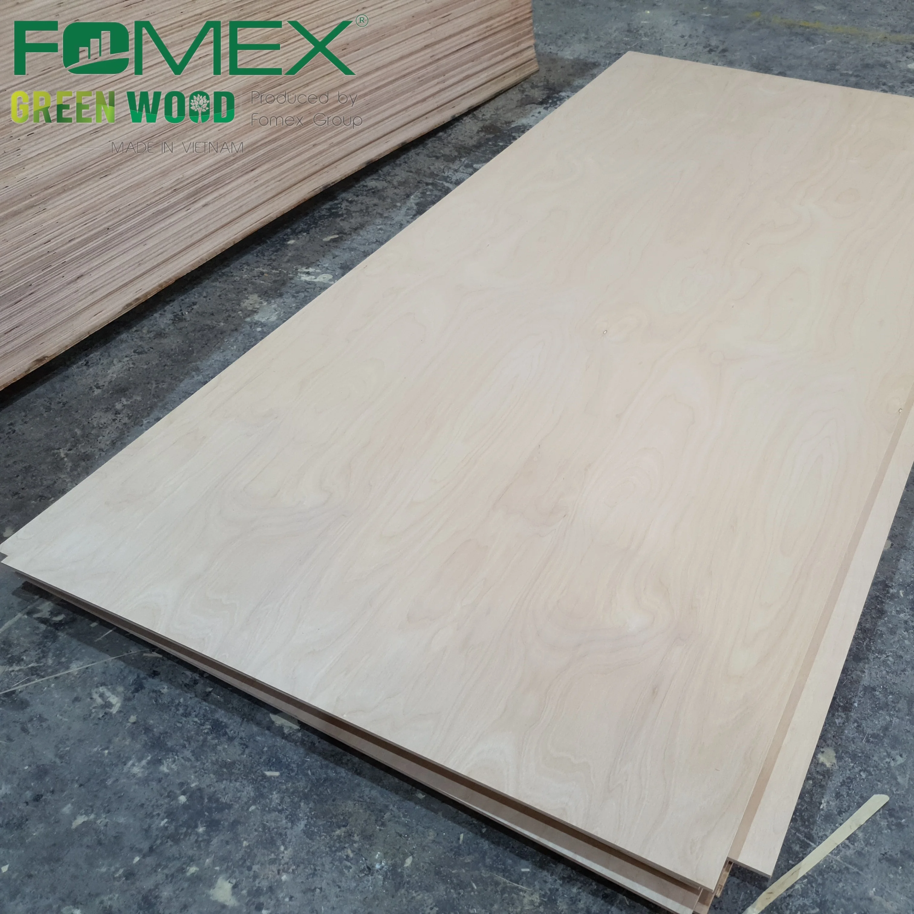 Birch Plywood for making Furniture Eucalyptus Core 4.6-24 mm CARB-P2 Exported to US Market