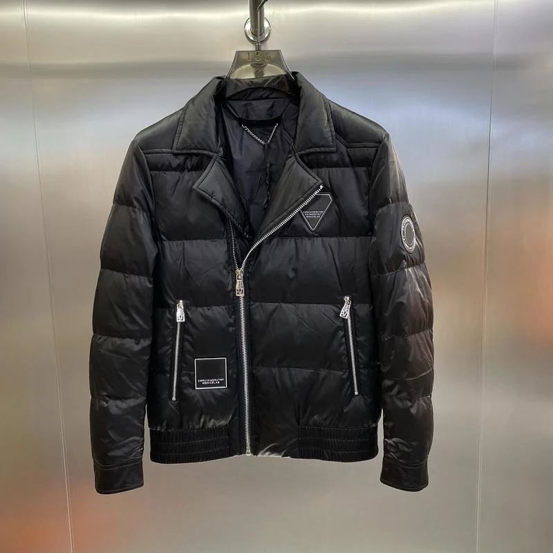 Fashion Elegance Causal Zipper Winter Letter Print Soild Color Padded Duck Light Down For Men Designer Custom Puffer Jacket