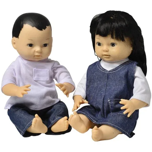 Ethnic Doll  Toy- Asian Girl and Boy Doll Toy with Clothes | Educational Dolls | Educational Toy