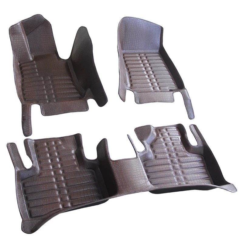 Easy Wash 5D Car Floor mat Carpet Heel Pad Anti Slip Mat Car Waterproof Leather Set Car Mats