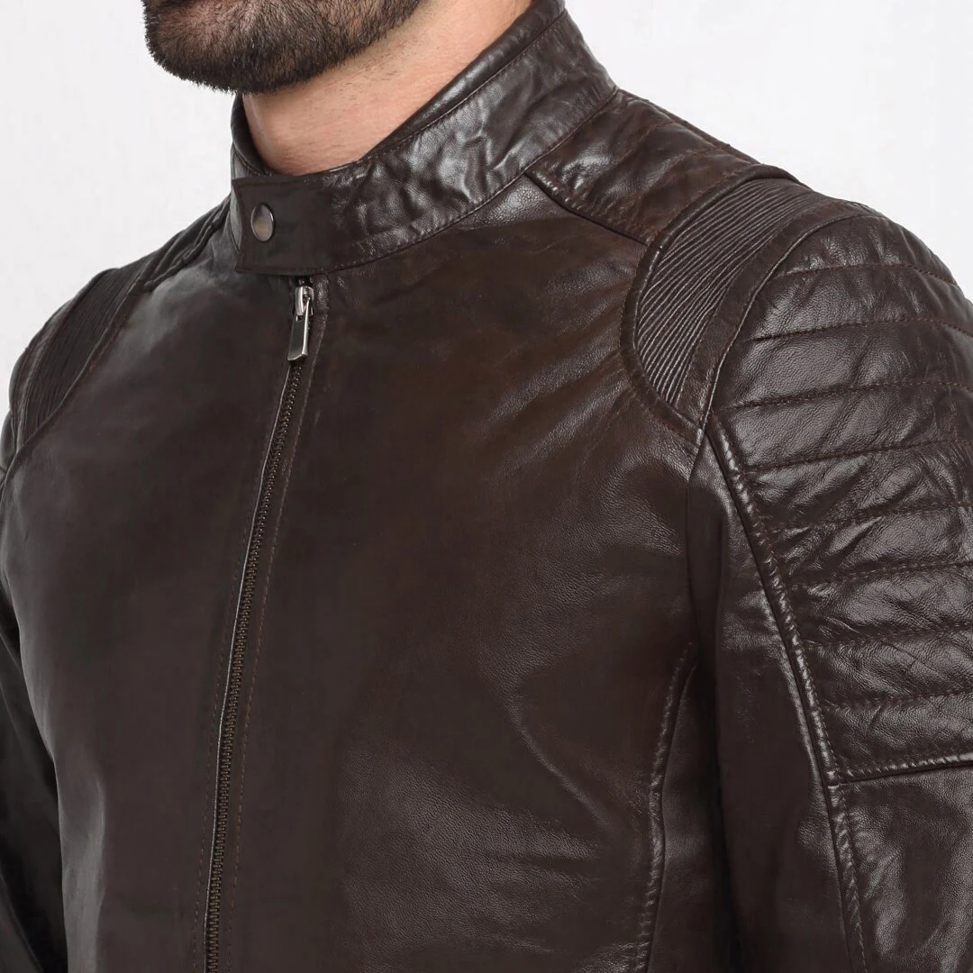 Top Hot Premium Quality Leather Jacket for Men Style with 100% Original Cowhide Safari Leather Jackets