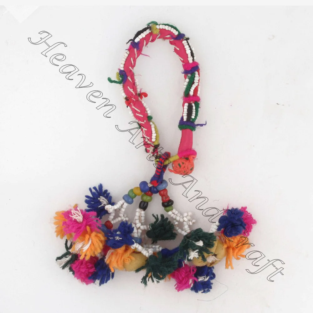 Vintage Rare Gypsy Banjara Tribal Fusion Belly Dance Armlet Anklet Bracelets Women Jewelry Boho Rainbow Summer Beaded Bracelet