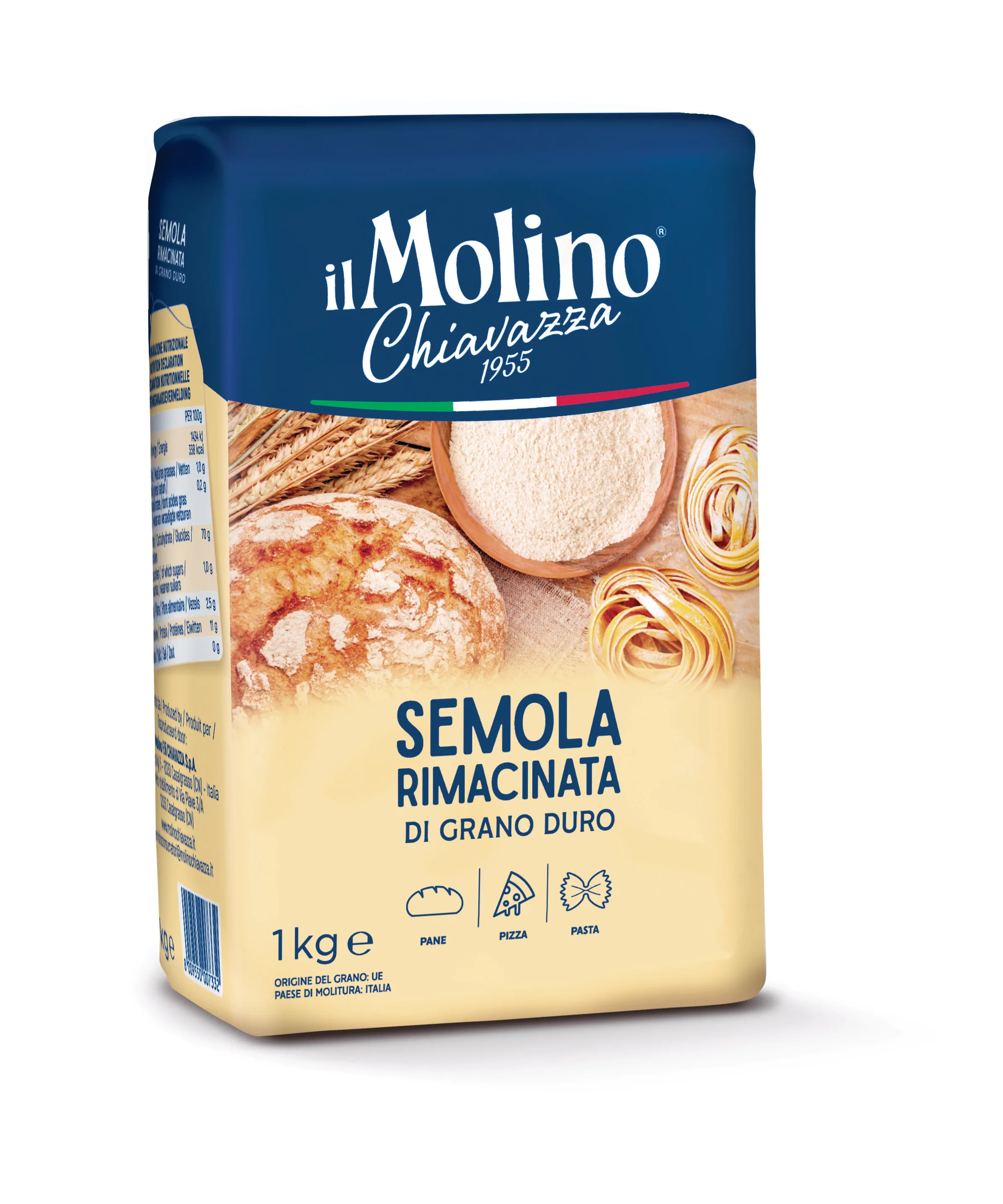 High Quality 100% Natural Flour HARD WHEAT FINE SEMOLINA Ideal for Professional Use Made in Italy Ready for Shipping