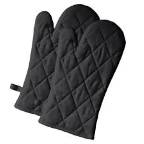 Hot Sale Cheap Cotton Heat Resistant Oven Glove With Sustainable Polyester Oven Mitt Custom Printed Durable Canvas Oven Mitt Set