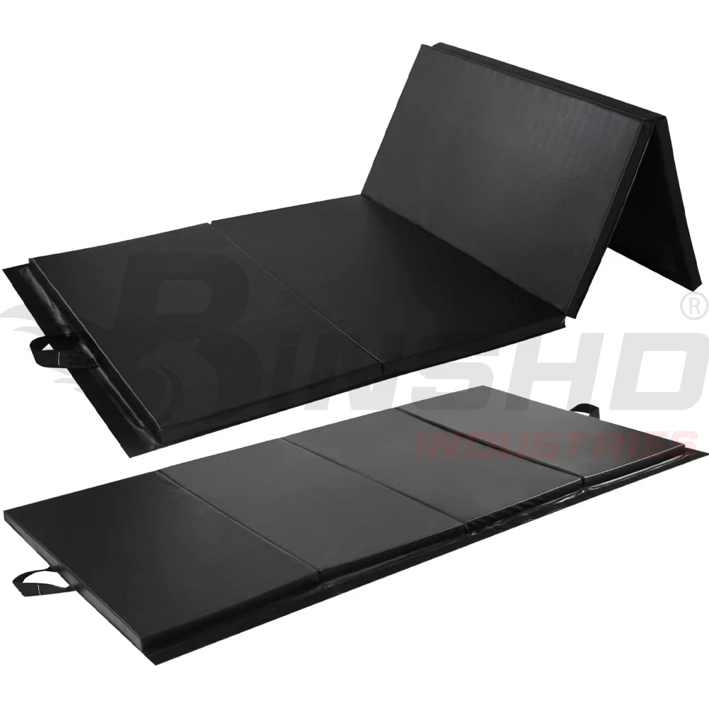 High Custom Gymnastics Yoga Exercise Mat 10mm Leather Folding Panel Fitness Multicolor Waterproof-Wholesale Yoga Gym Fitness Mat