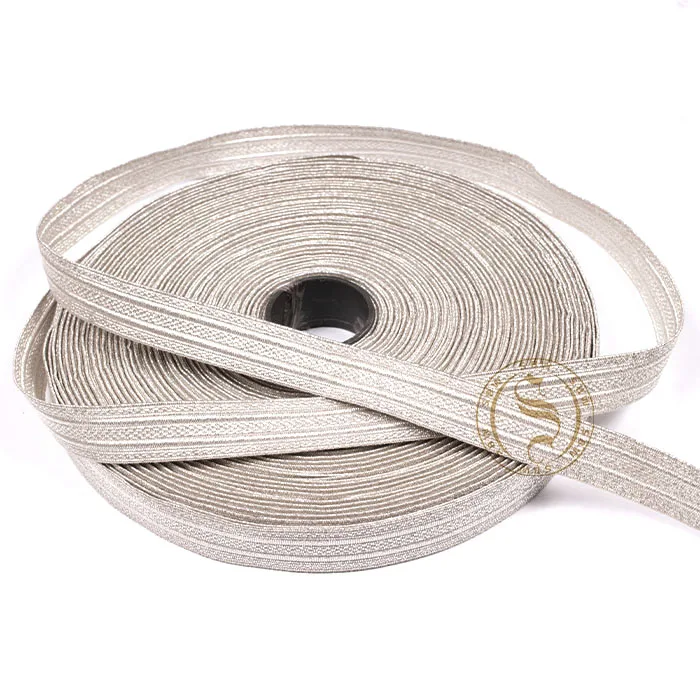 FLINT Narrow Double-Stripe Bullion Wire Bullion Trim | Wholesale Ceremonial Silver Braid Lace for Uniforms and Accessories