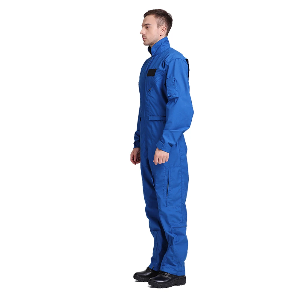 High Quality  Flight Suit Designs Flight Customized Navy Blue Flight Suit For Mens Best price flying suits Custom Logo