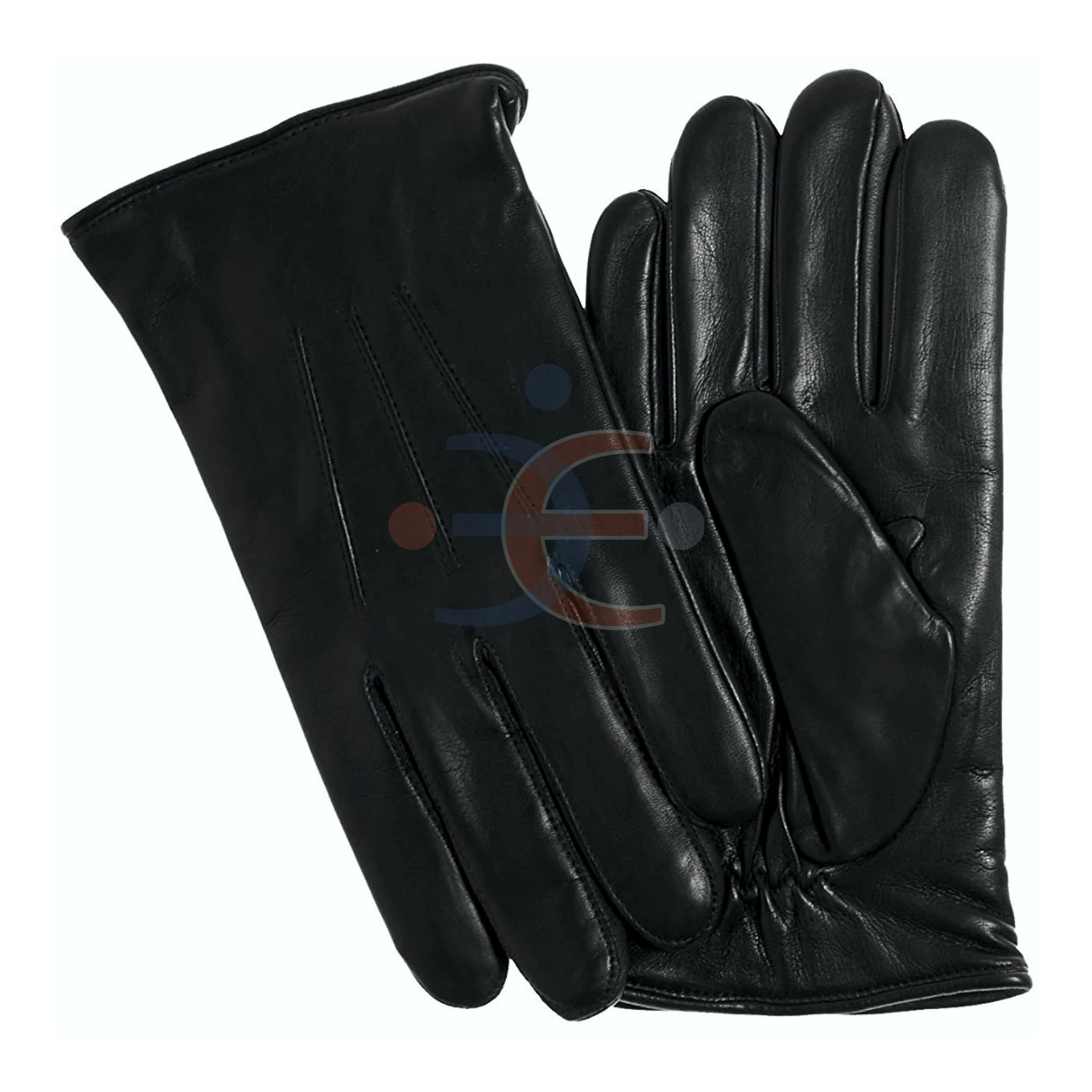 Mens Black Luxury Cashmere Lined Genuine Leather Gloves from Pakistan Sensitive-Touch Screen Daily Life Gloves Nappa Leather