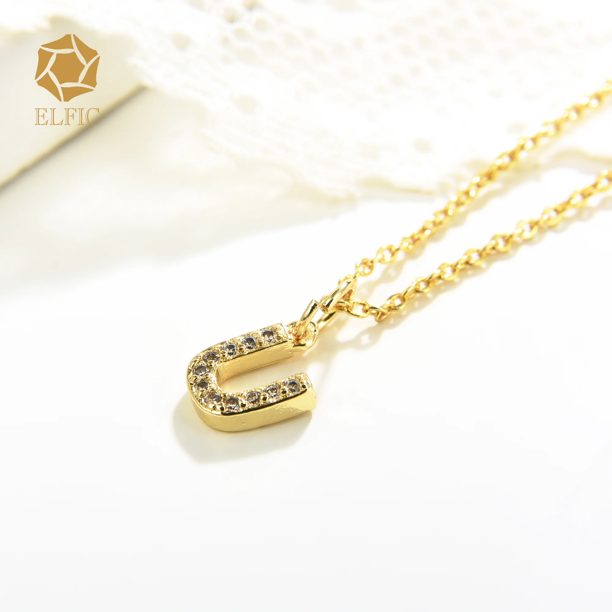 Elfic jewelry fashion jewelry bracelets & bangles bracelet woman stainless steel necklace centenary pendant