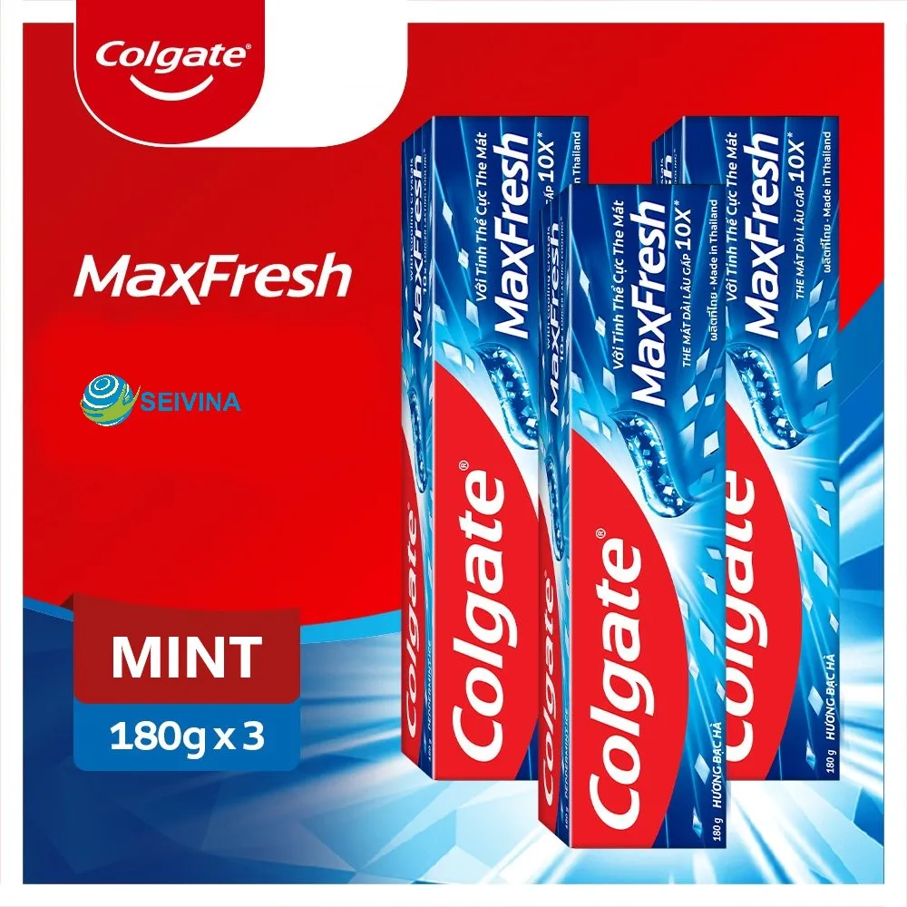 Toothpaste Maxfresh Coolinging Crystals Peppermint Ice 180g