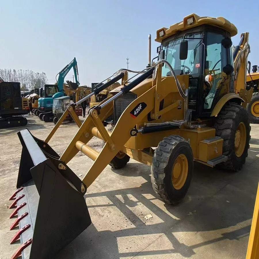 Экскаватор-погрузчик Caterpillar CAT 420F2 5 8-тонное строительное оборудование быстрая доставка низкая цена в наличии