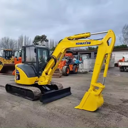 Вторая рука Komatsu PC55MR мини-экскаватор 5 тонн оригинальный PC40MR PC35MR PC56