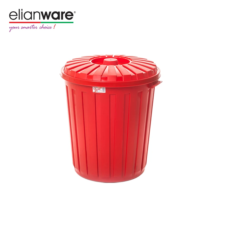 Elianware Restaurant New Heavy Duty Gallon Plastic Pail Large Garbage Trash Bin Kitchen Food Waste Bucket Dustbin