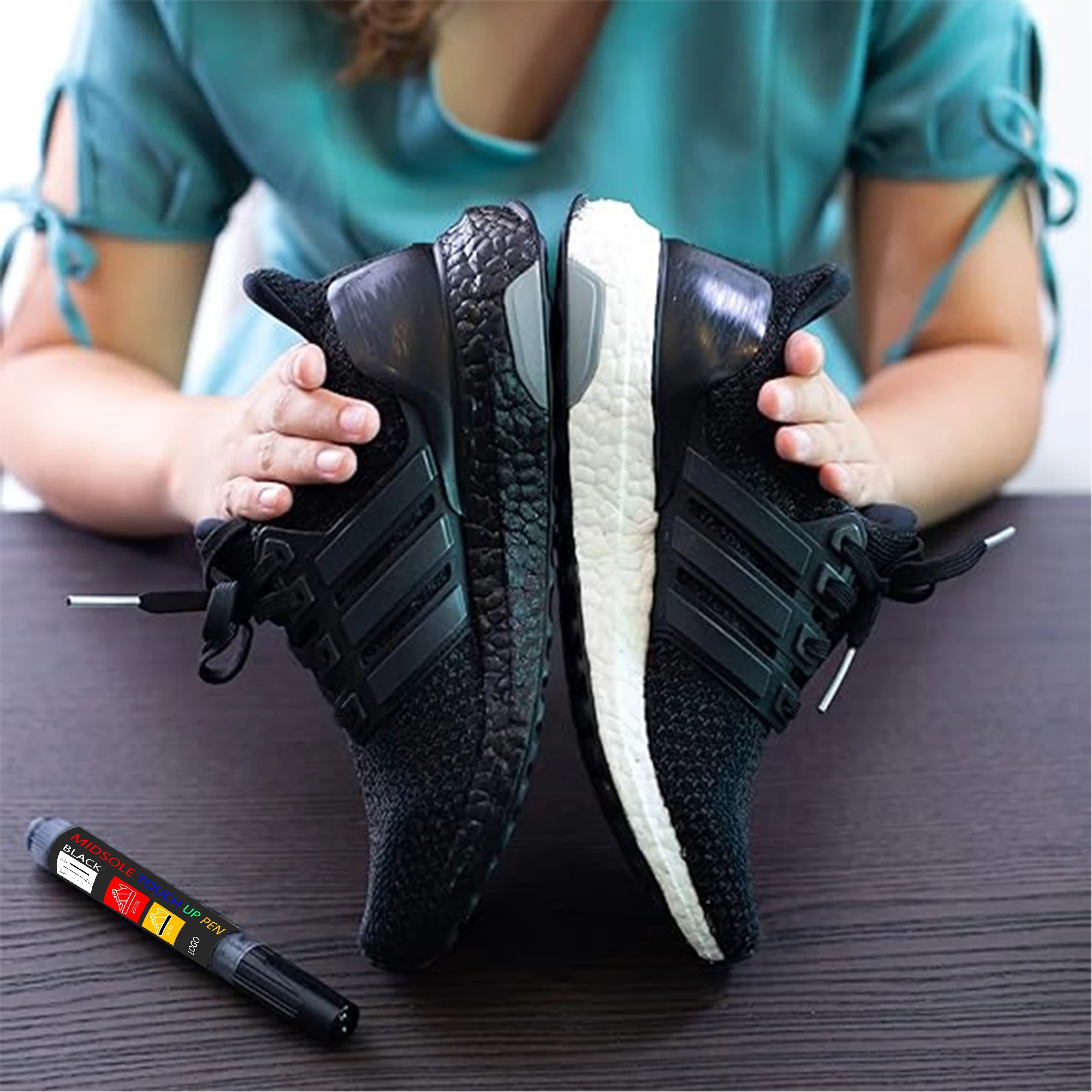 Customized Private Label Re-Coloring Black or White Midsole Touch Up Paint Marker for Shoes and Sneaker Midsole