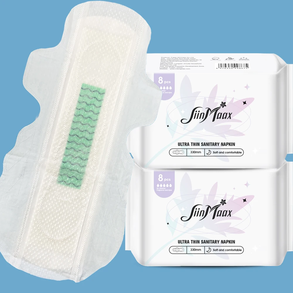 Anion Sanitary Pads For Women Wholesale High Quality Super Absorption Night Use Disposable Cheap sanitary napkins