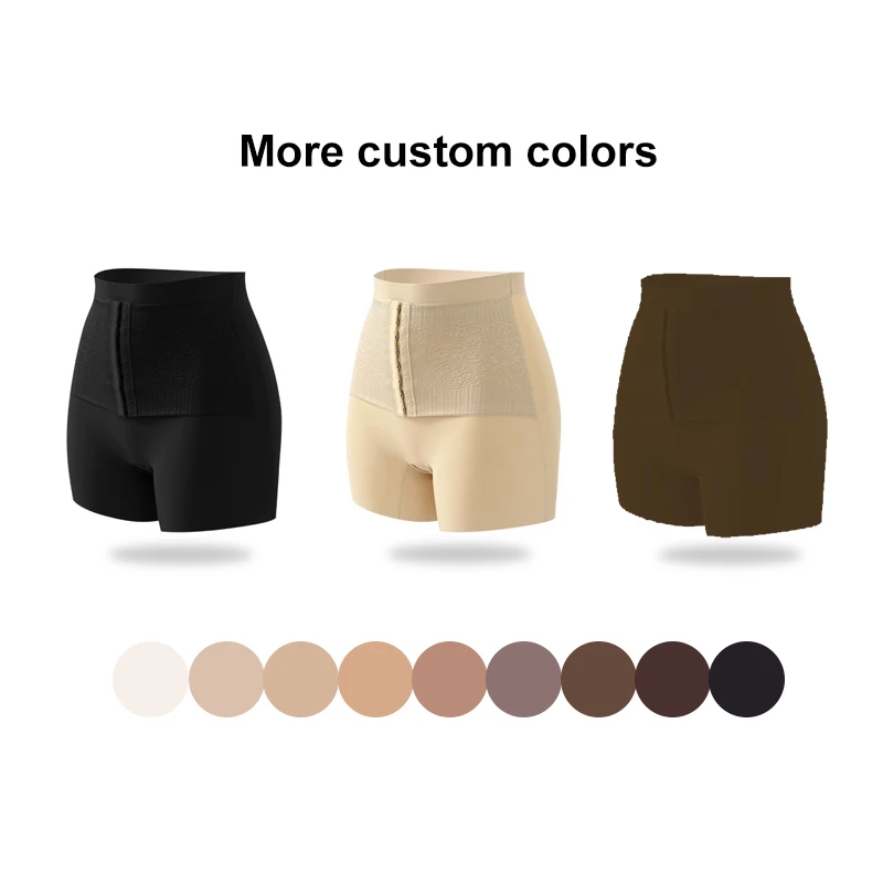 Customized Traceless Body Shaper Shorts Seamless Panties High Waist Shapewear Tummy Control Brief Seamless Waist Trainer Shorts