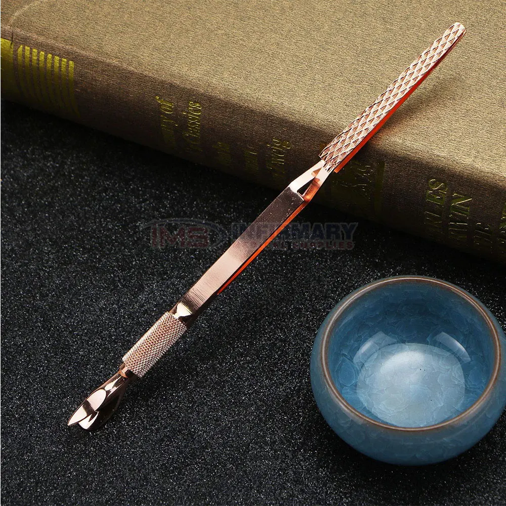 Cuticle Peeler Scraper Remove Gel Nail Polish and Cuticle Pusher and Spoon Nail Cleaner, 2 Pieces Manicure and Pedicure Tools