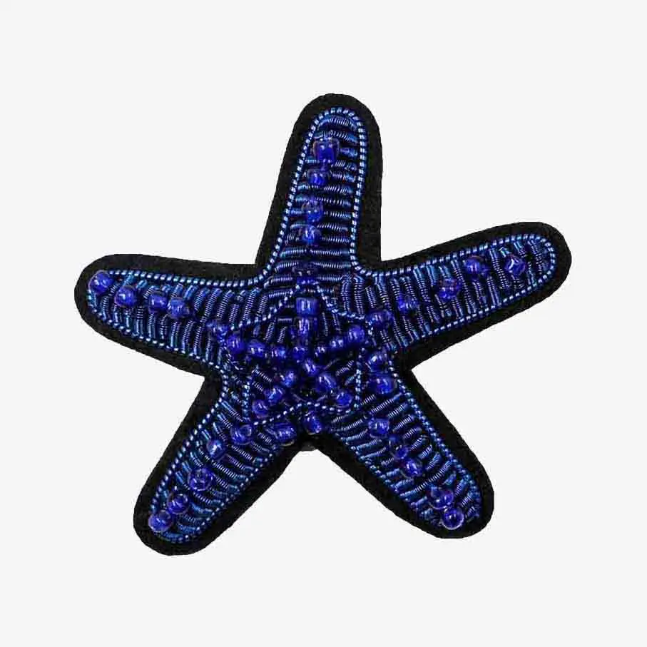 nHand-embroidered Brooch Pin Alphabet A to Z