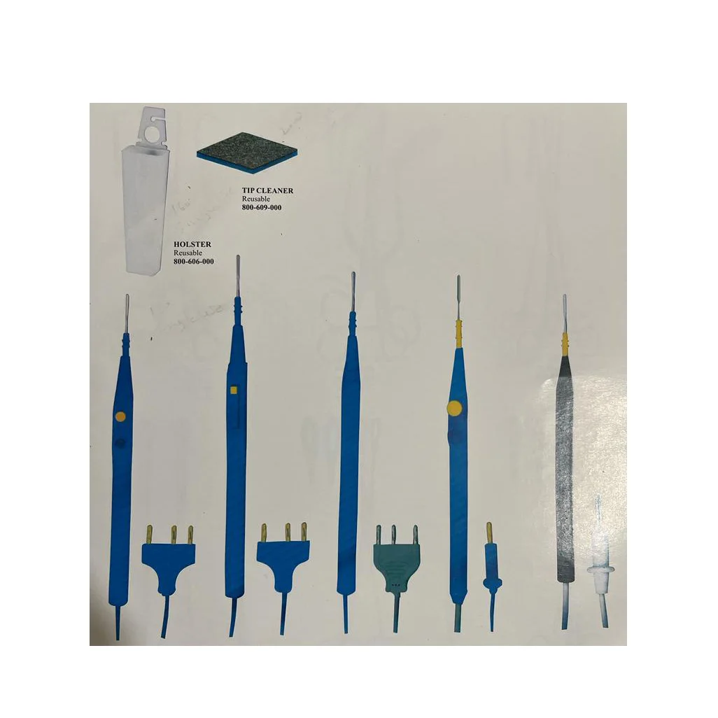 Electrosurgical pencil in wholesale price tip cleaner reusable holster reusable direct factory made silicone cable