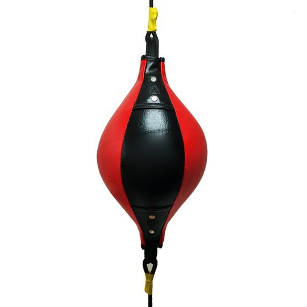 PU Leather Boxing Ball Speed Dodge Ball Double End Gym MMA Boxing Sports Punch Bag Floor Rope Workout Training