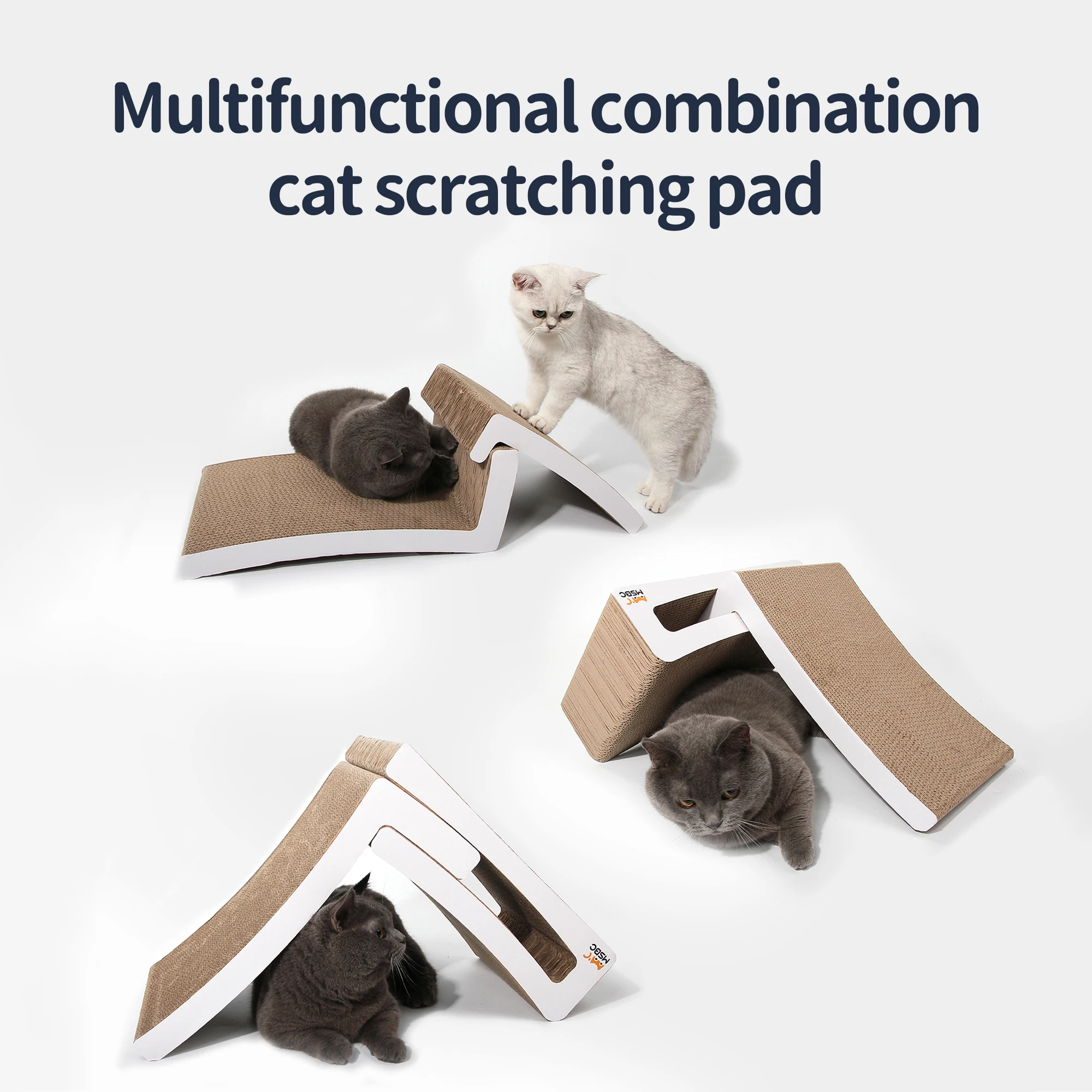 Large High-Density BC Flute Eco-Friendly Customized Combination Cat Scratcher and Pet Supplies Toys