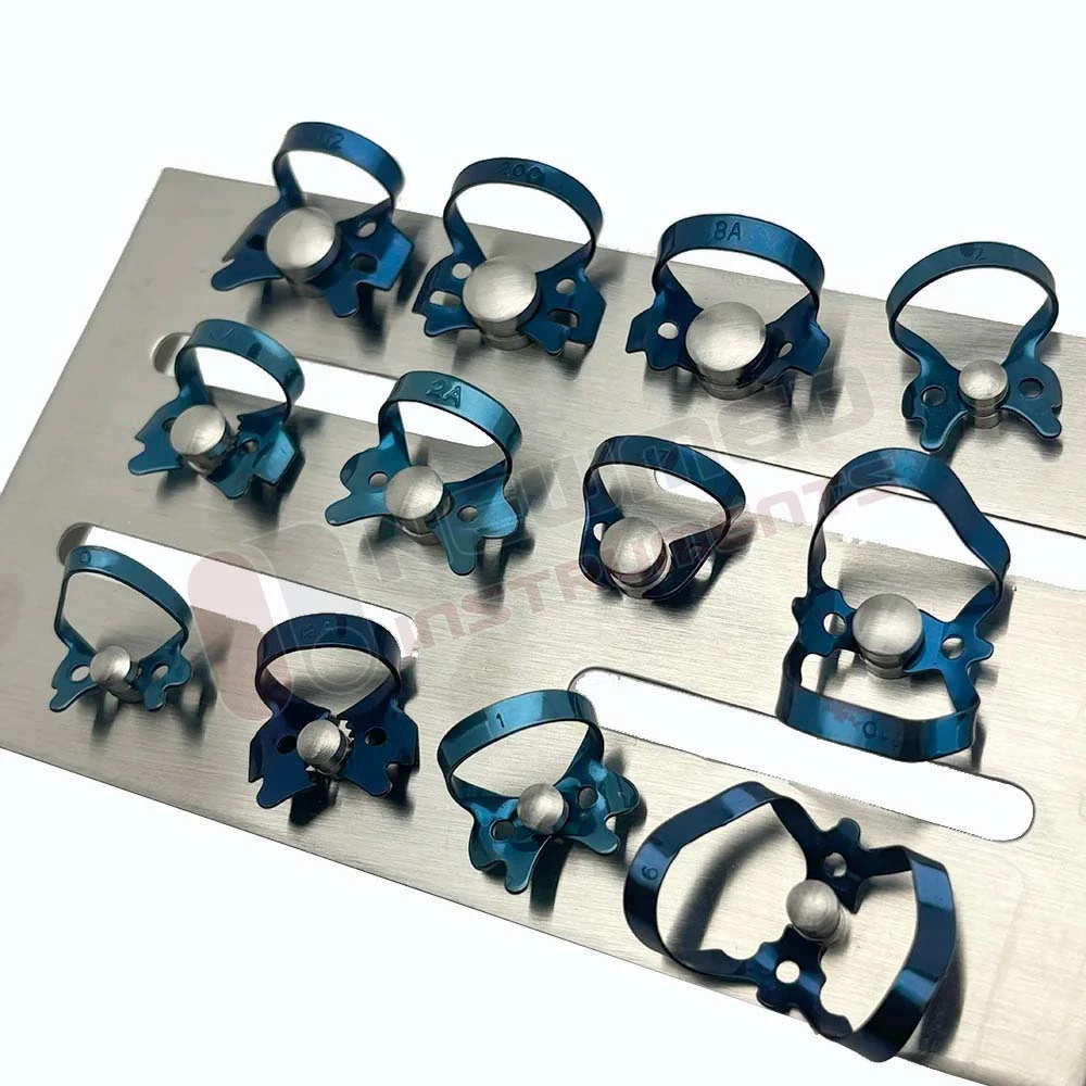 Высококачественный зубоврачебный резиновый зажим UL AMIN для фабрики оптовая продажа прецизионные молярные зажимы с материалом без ржавчины одобрен OEM