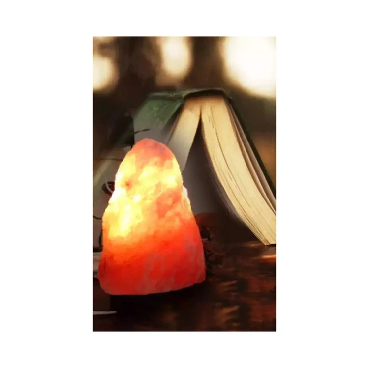 Himalayan Rock Salt Lamps with Wooden/Onyx Base Natural Crystal Pink/Orange/Red/White/Grey Salt Lamps for Gifts Home Decoration