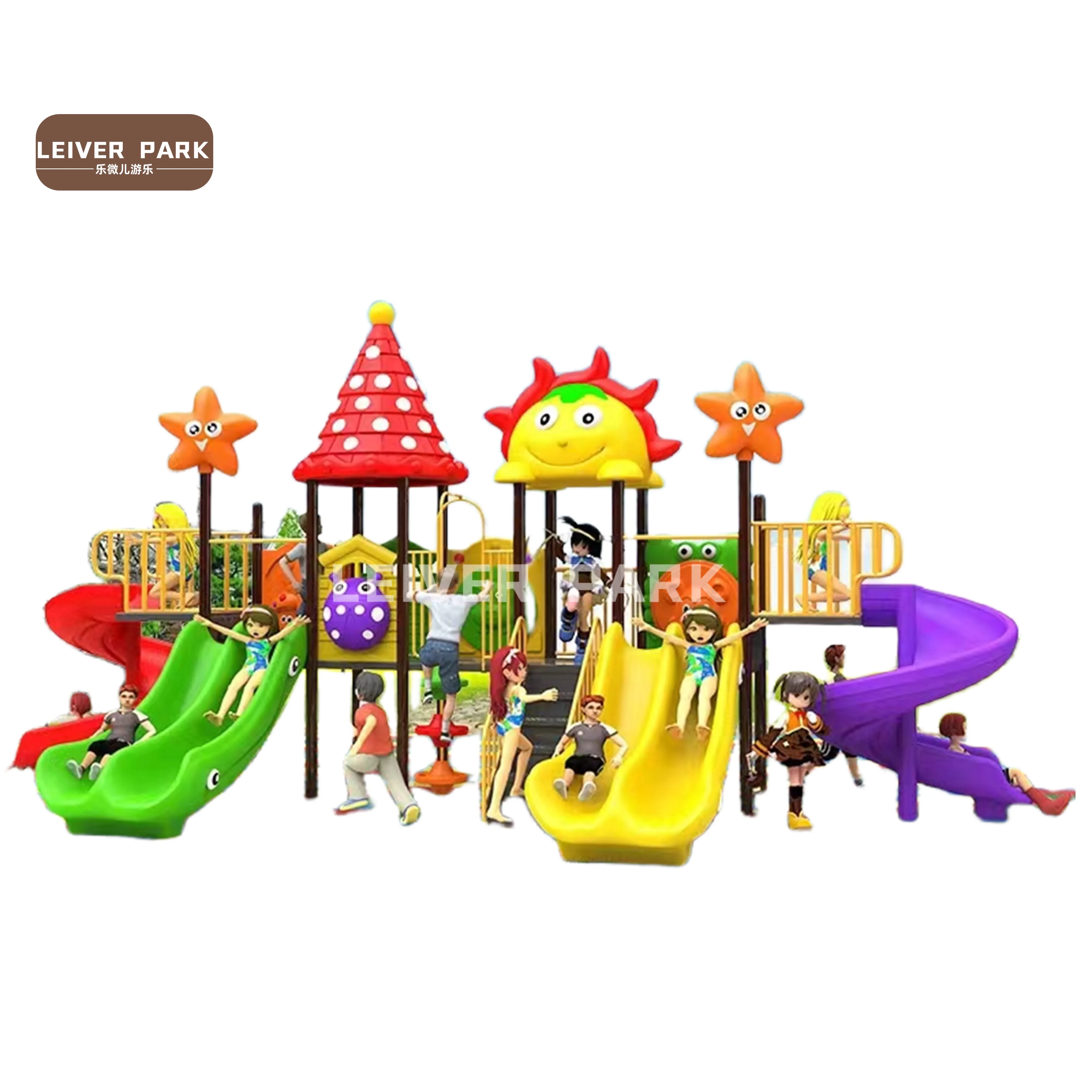 Cheap Price High Quality Plastic Slide Children Outdoor Playground Equipment Play Set Outdoor Playground For Kids