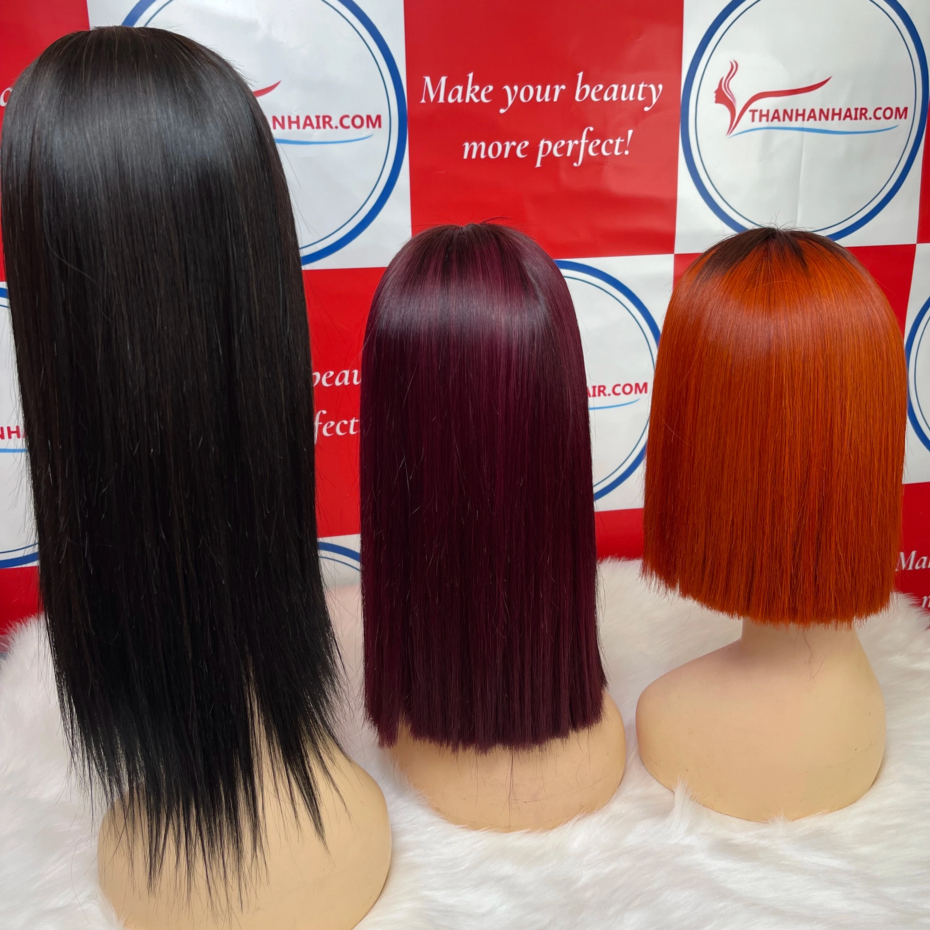 BEST BEAUTY! high quality Wig Hair Extensions Easy to Apply hd lace fit on your skin Ready to Ship