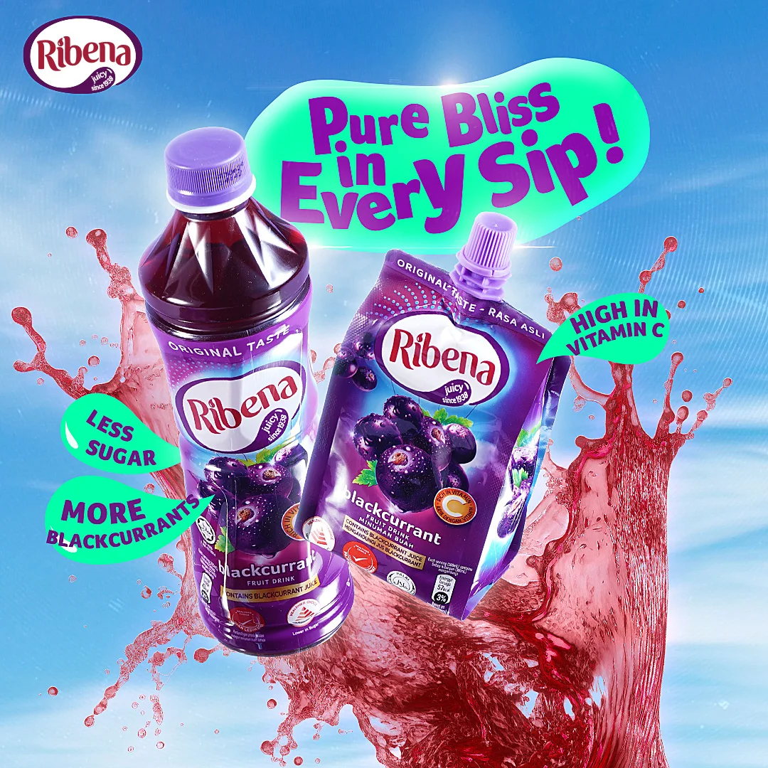 [Hot Deal] Flavorful Blackcurrant Juice with Innovative Taste Ribena RTD Pet Bottle Light 24 x 450ml