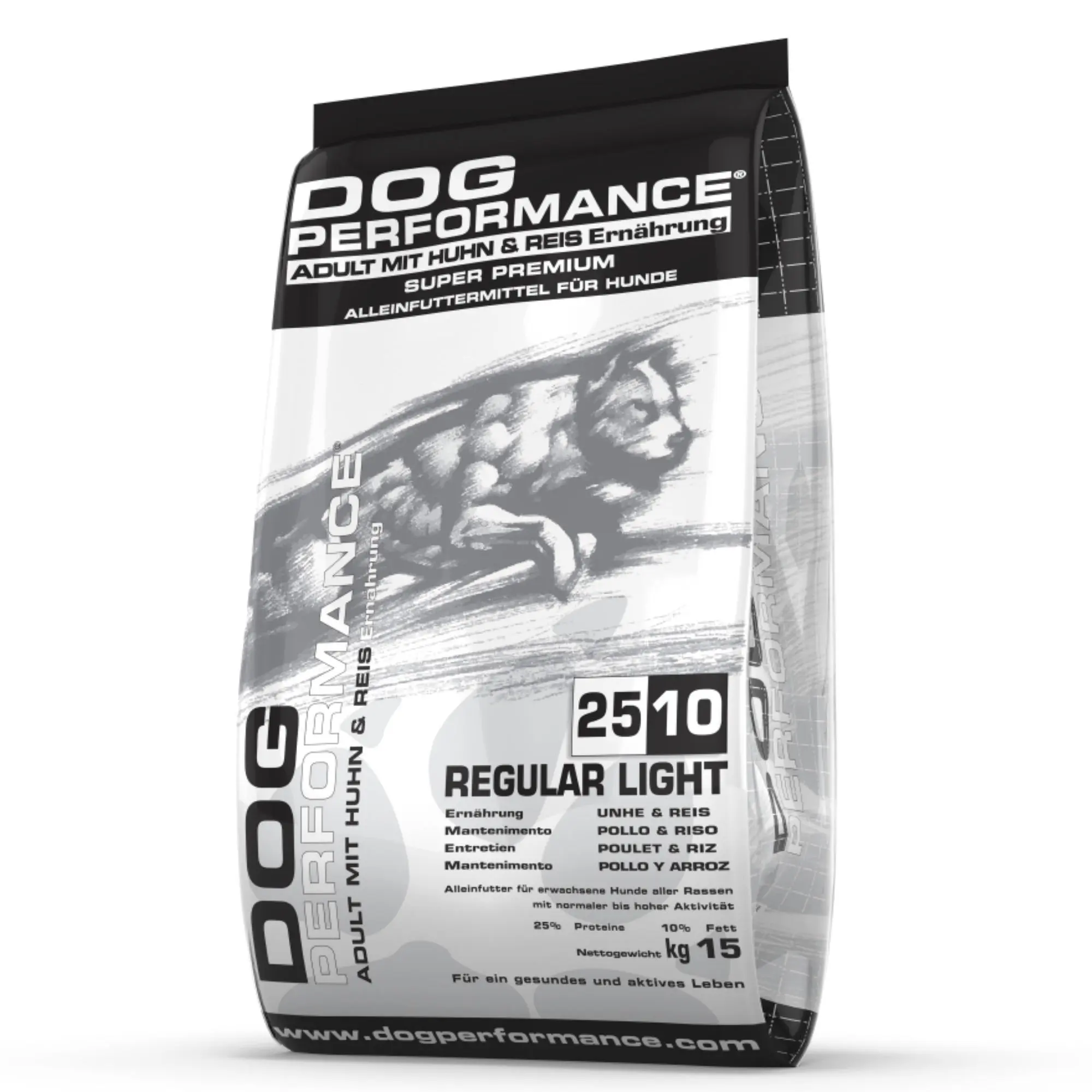 Superior Dog Performance Light Meal 25/10 Regular Light 15 kg Balanced Diet for Effective Weight Management Adult Dry Food