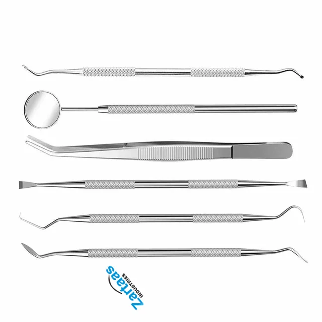 Dental Tools Set Dentist Hygiene Instruments Kit(6pcs) Including Dental Mirror Dental Instruments Manufacturer and Exporter