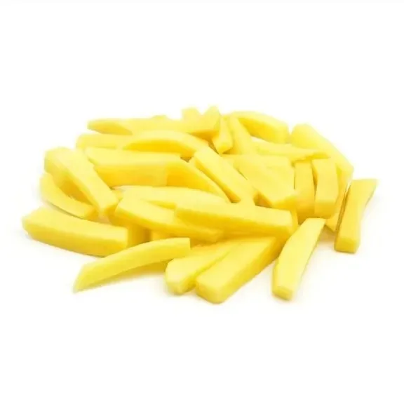 High quality frozen french fries 3/8 with seasonal fresh potatoes certified with BRC HACCP KOSHER