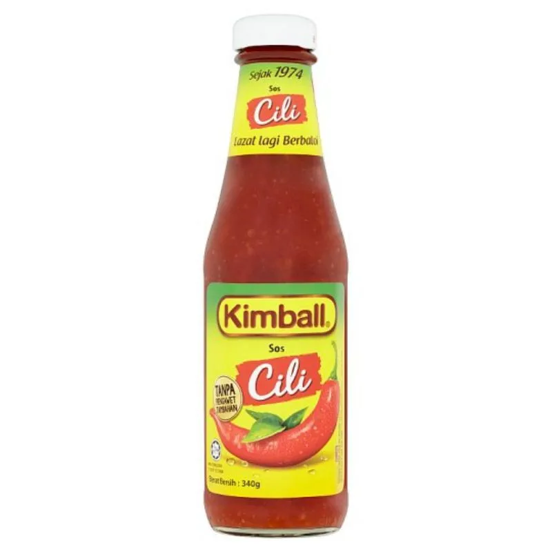 KIMBALL CHILLI SAUCE 340G [24 x 340G] SOS HOT CHILI FAVOURITE MALAYSIAN CONDIMENT WHOLESALER MALAYSIA