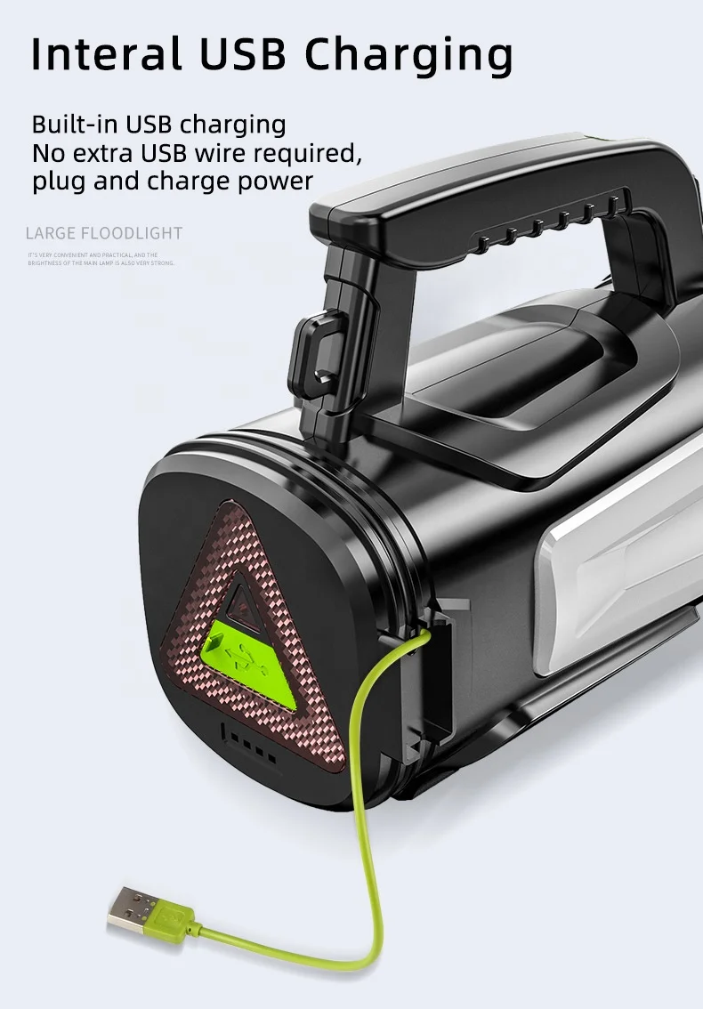 10Watt USB Charging Port High Power Ultraviolet Detector 395nm Blacklight Purple Light Portable UV Flashlight UV Torch Lights