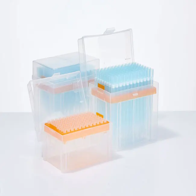 10uL  20uL 200uL 1000uL 1250uL Filtered Tips Disposable Sterile Tilter Pipette Tips for Lab Testing Microbiology