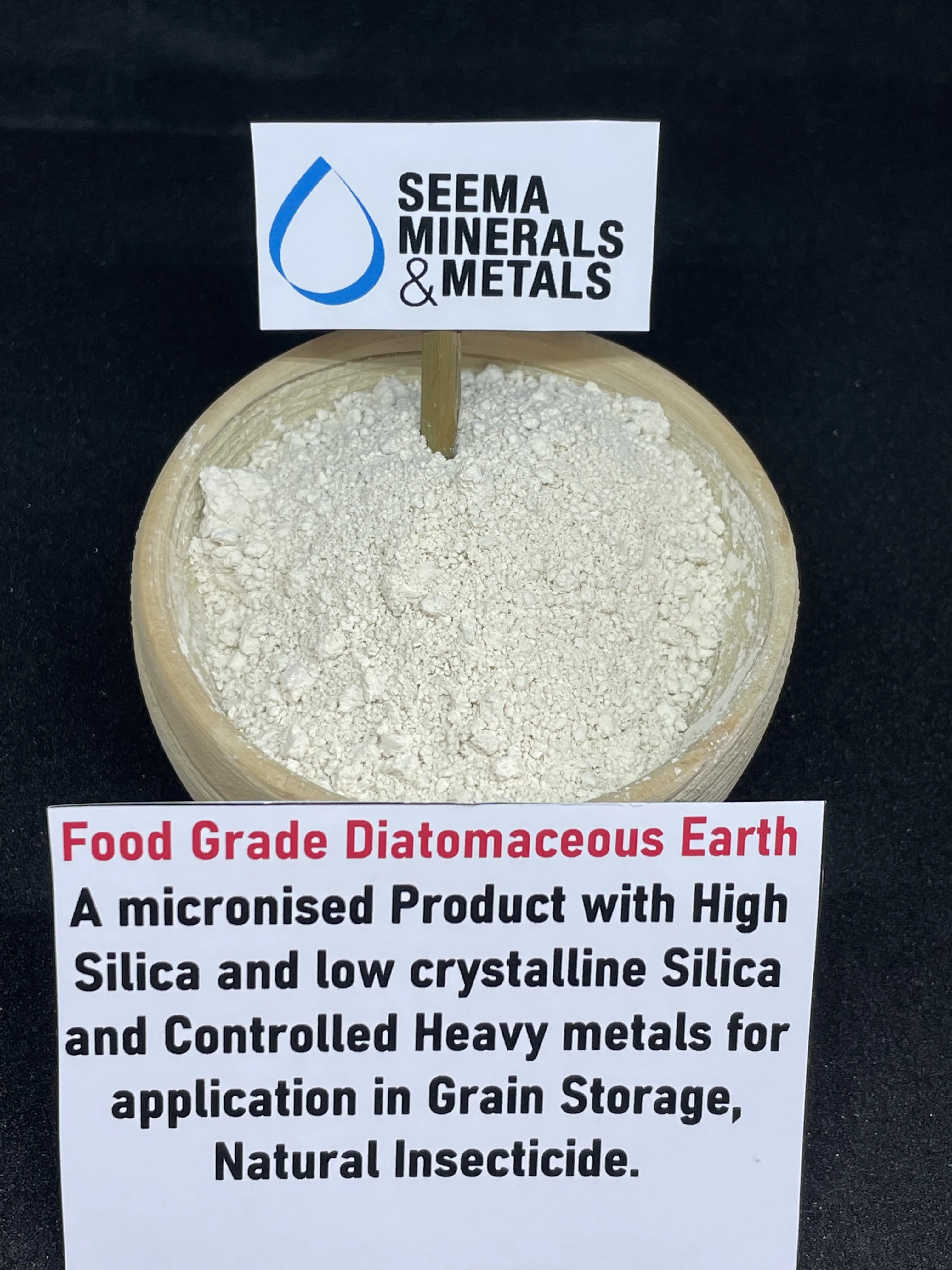 Natural Food Grade Diatomaceous Diatomite Earth Powder for grain storage