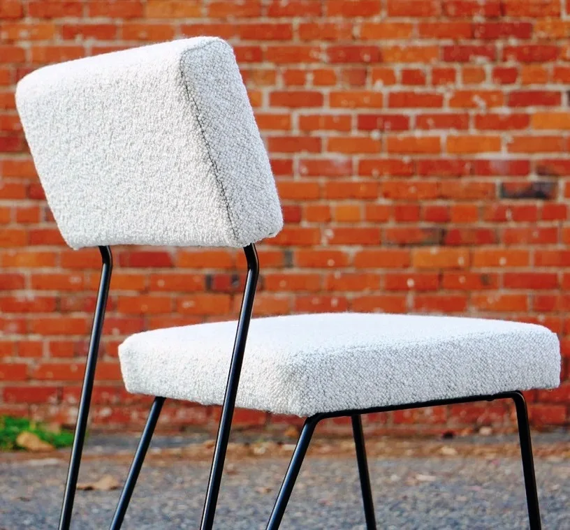Wholesale High Quality Modern Metal Chair Furniture Antique Living Room Office Hotel Restaurant Black Metal Dining Derma Chair
