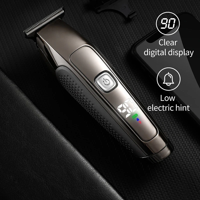 New Arrival Electric Salon Hair Clippers Battery Powered Professional Hair Clipper for Men or Baby Hair Cutting Titanium Alloy